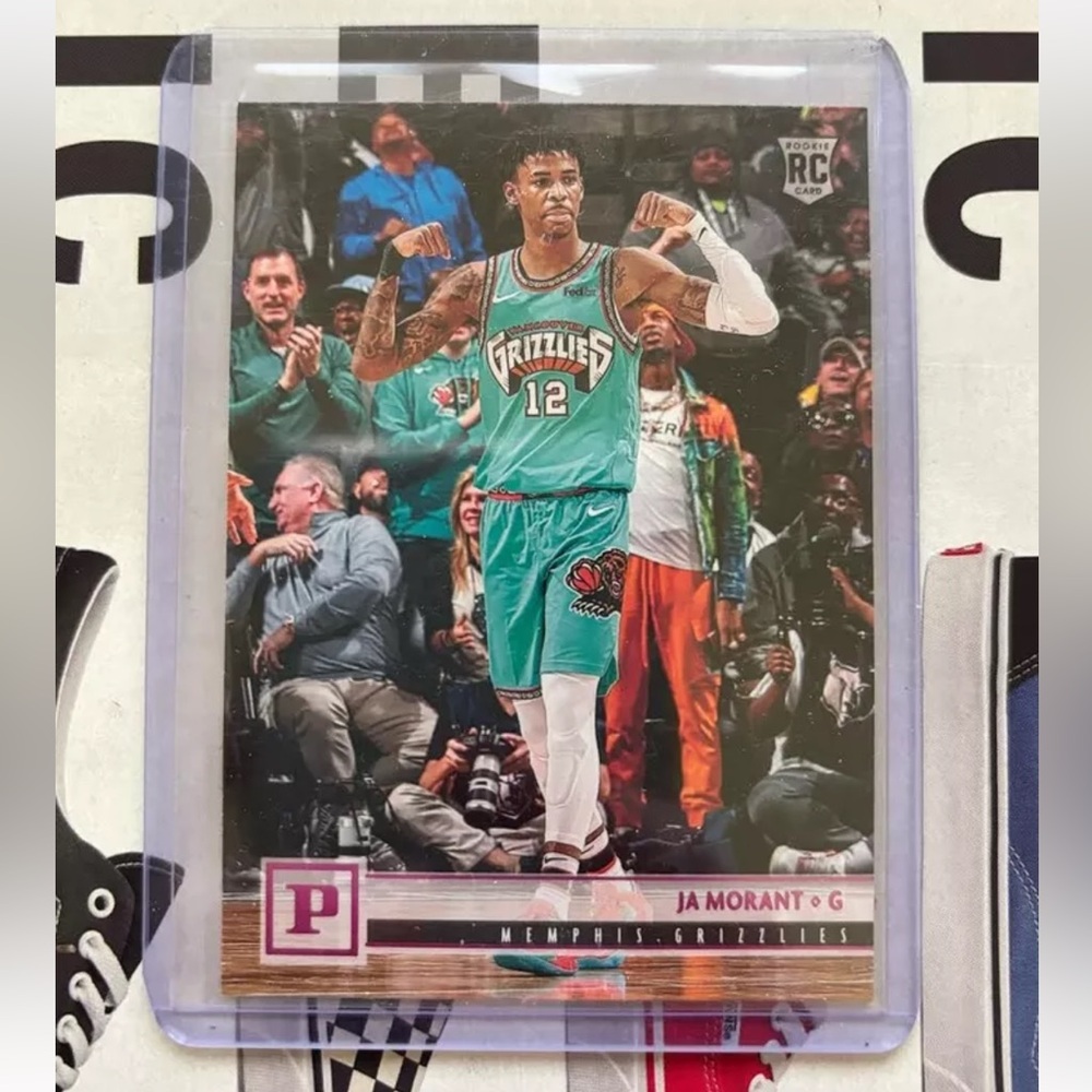 2019-20 Panini Chronicles #116 JA MORANT Pink Foil Rookie